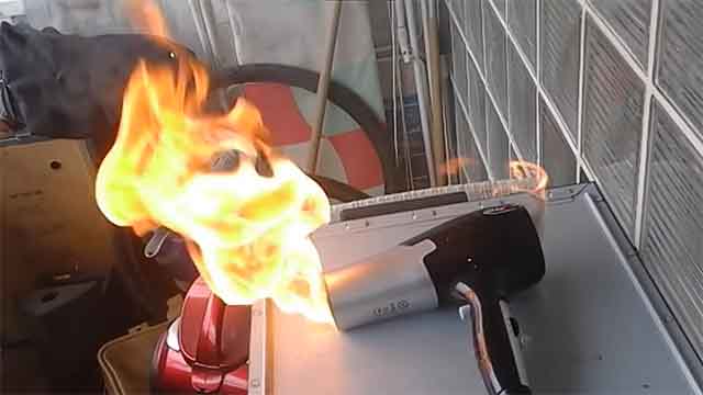 Can a hair dryer catch on fire?